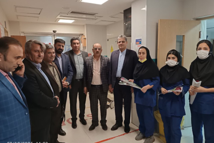 تجلیل از پرستاران حوزه بهداشت و بیمارستانهای شهرستان خمینی‌شهر توسط مدیریت شبکه بهداشت 